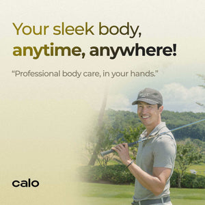 CALO EMS Slim Maker Pro + CALO Spicule Body Shot Body Lotion - CALO EMS Slim Maker Pro - Target fat, tone muscles. High-frequency EMS device to support slimming and muscle activation. EMS technology for fat-burning & toning Stimulates muscles effectively